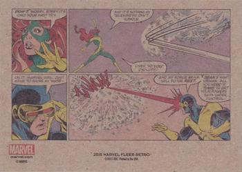 2015 Fleer Retro Marvel - 1960 Fleer #3 Jean Grey Back