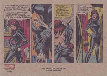 2015 Fleer Retro Marvel - 1960 Fleer #8 Black Widow Back