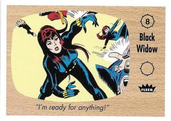 2015 Fleer Retro Marvel - 1960 Fleer #8 Black Widow Front