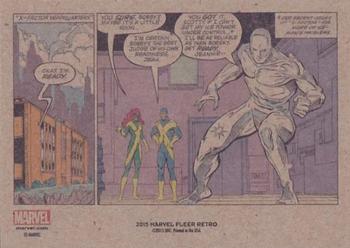 2015 Fleer Retro Marvel - 1960 Fleer #14 Iceman Back