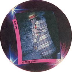 1988 Dandy Gum Mr. DJ #6 Elton John Front