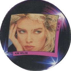 1988 Dandy Gum Mr. DJ #34 Kim Wilde Front