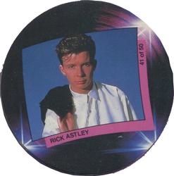 1988 Dandy Gum Mr. DJ #41 Rick Astley Front