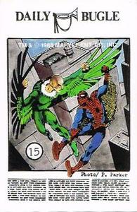 1988 Comic Images World of Spider-Man Stickers #15 Spider-Man Front