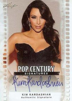 2011 Leaf Pop Century #BA-KK2 Kim Kardashian Front