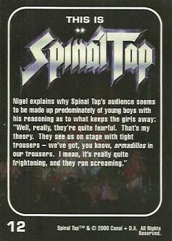 2000 NECA/Canal This Is Spinal Tap #12 Nigel Tufnel Back