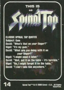 2000 NECA/Canal This Is Spinal Tap #14 Classic Spinal Tap Quotes - Subject: Gum Back