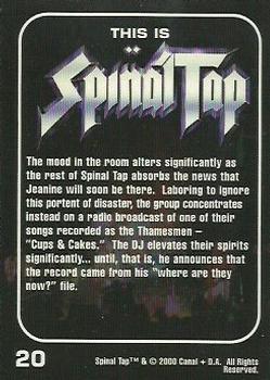 2000 NECA/Canal This Is Spinal Tap #20 The mood in the room alters significantly Back