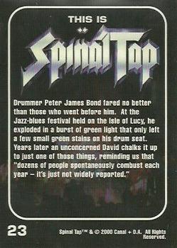 2000 NECA/Canal This Is Spinal Tap #23 Spinal Tap on stage Back