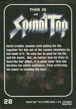 2000 NECA/Canal This Is Spinal Tap #28 Jeanine Pettibone Back