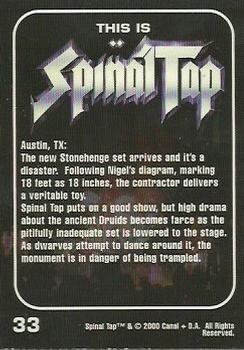 2000 NECA/Canal This Is Spinal Tap #33 Austin, TX: The new Stonehenge set arrives and it's... Back
