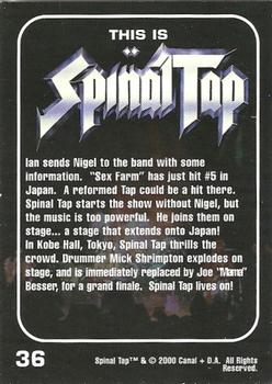 2000 NECA/Canal This Is Spinal Tap #36 Tokyo, Japan concert Back