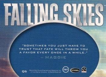 2013 Rittenhouse Falling Skies Season Two - Quotables #Q6 Maggie Back