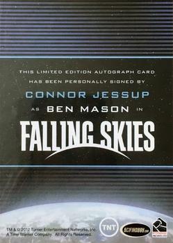 2013 Rittenhouse Falling Skies Season Two - Autographs #NNO Connor Jessup Back
