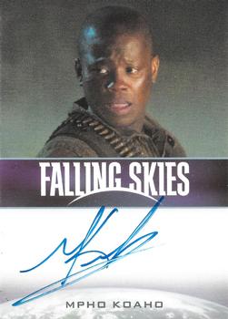 2013 Rittenhouse Falling Skies Season Two - Autographs #NNO Mpho Koaho Front