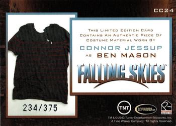 2013 Rittenhouse Falling Skies Season Two - Relic #CC24 Connor Jessup Back