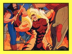 1993 Diamond X-Men Animated Series Stickers #1 NA Front