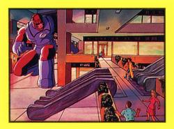 1993 Diamond X-Men Animated Series Stickers #11 NA Front