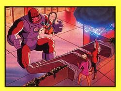 1993 Diamond X-Men Animated Series Stickers #14 NA Front
