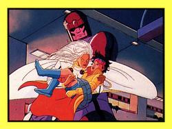 1993 Diamond X-Men Animated Series Stickers #17 NA Front