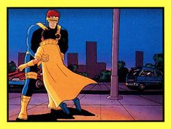 1993 Diamond X-Men Animated Series Stickers #27 NA Front