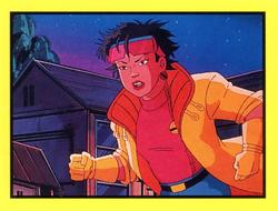 1993 Diamond X-Men Animated Series Stickers #57 NA Front