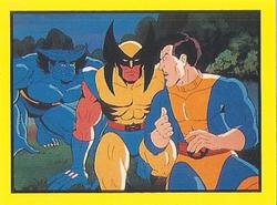 1993 Diamond X-Men Animated Series Stickers #73 NA Front