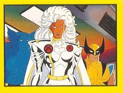 1993 Diamond X-Men Animated Series Stickers #87 NA Front