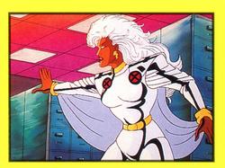 1993 Diamond X-Men Animated Series Stickers #100 NA Front