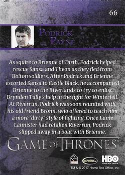 2017 Rittenhouse Game of Thrones Season 6 #66 Podrick Payne Back