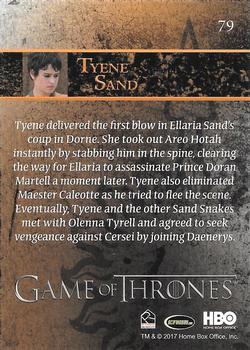 2017 Rittenhouse Game of Thrones Season 6 #79 Tyene Sand Back