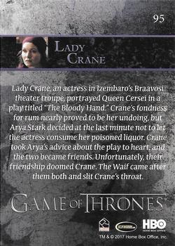 2017 Rittenhouse Game of Thrones Season 6 #95 Lady Crane Back