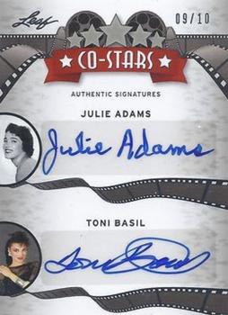 2012 Leaf Pop Century Signatures - Co-Stars Silver #CS-JA2-TB1 Julie Adams / Toni Basil Front