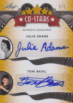2012 Leaf Pop Century Signatures - Co-Stars Gold #CS-JA2-TB1 Julie Adams / Toni Basil Front