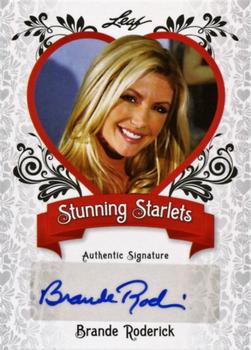 2012 Leaf Pop Century Signatures - Stunning Starlets #SS-BR1 Brande Roderick Front