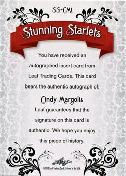 2012 Leaf Pop Century Signatures - Stunning Starlets #SS-CM1 Cindy Margolis Back