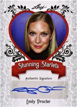 2012 Leaf Pop Century Signatures - Stunning Starlets #SS-EP1 Emily Procter Front