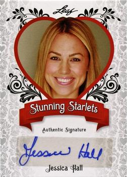 2012 Leaf Pop Century Signatures - Stunning Starlets #SS-JH1 Jessica Hall Front