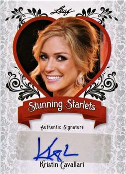 2012 Leaf Pop Century Signatures - Stunning Starlets #SS-KC2 Kristin Cavallari Front