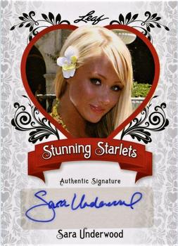 2012 Leaf Pop Century Signatures - Stunning Starlets #SS-SU1 Sara Underwood Front