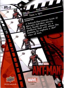 2015 Upper Deck Marvel Ant-Man - Behind the Lens #BTL-2 Take a Spin Back