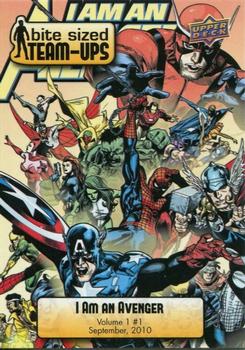2015 Upper Deck Marvel Ant-Man - Bite Sized Team-Ups #BS-10 I am an Avenger #1 Front