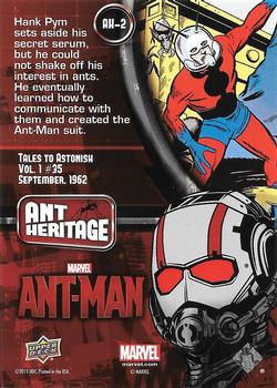 2015 Upper Deck Marvel Ant-Man - Ant Heritage #AH-2 Tales to Astonish #35 Back