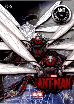2015 Upper Deck Marvel Ant-Man - Ant Construction #AC-5 Ant-Man Back