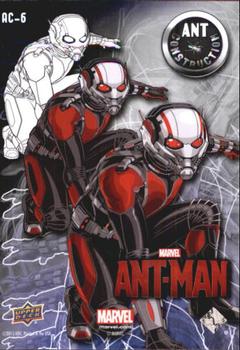 2015 Upper Deck Marvel Ant-Man - Ant Construction #AC-6 Ant-Man Back