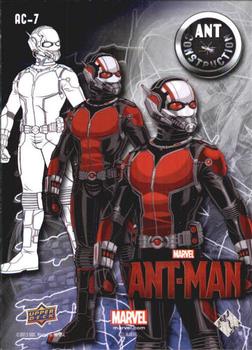 2015 Upper Deck Marvel Ant-Man - Ant Construction #AC-7 Ant-Man Back