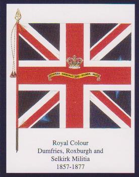 2004 Regimental Colours : The King's Own Scottish Borderers 1st Series #1 Royal Colour Dumfries Militia 1857-1877 Front