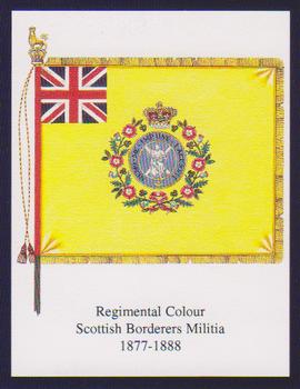 2004 Regimental Colours : The King's Own Scottish Borderers 1st Series #4 Regimental Colour Scottish Borderers Militia 1877 Front