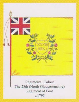 2006 Regimental Colours : The Gloucestershire Regiment 1st Series #2 Regimental Colour 28th Foot c.1795 Front