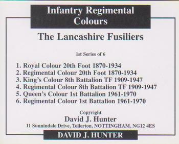 2006 Regimental Colours : The Lancashire Fusiliers 1st Series #NNO Title Card Back